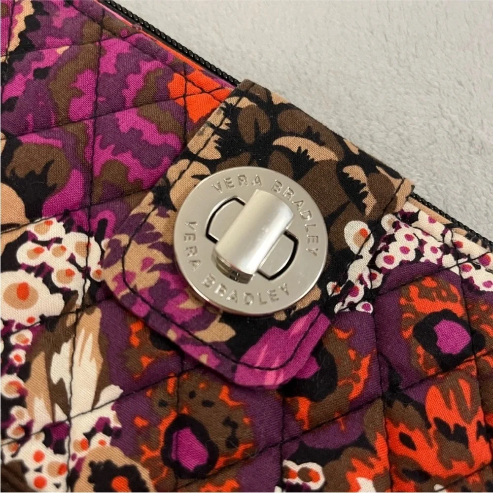 Vera Bradley Rosewood Pattern Twist or Turn Lock Wallet Or Clutch Designer NWOT - Picture 5 of 8